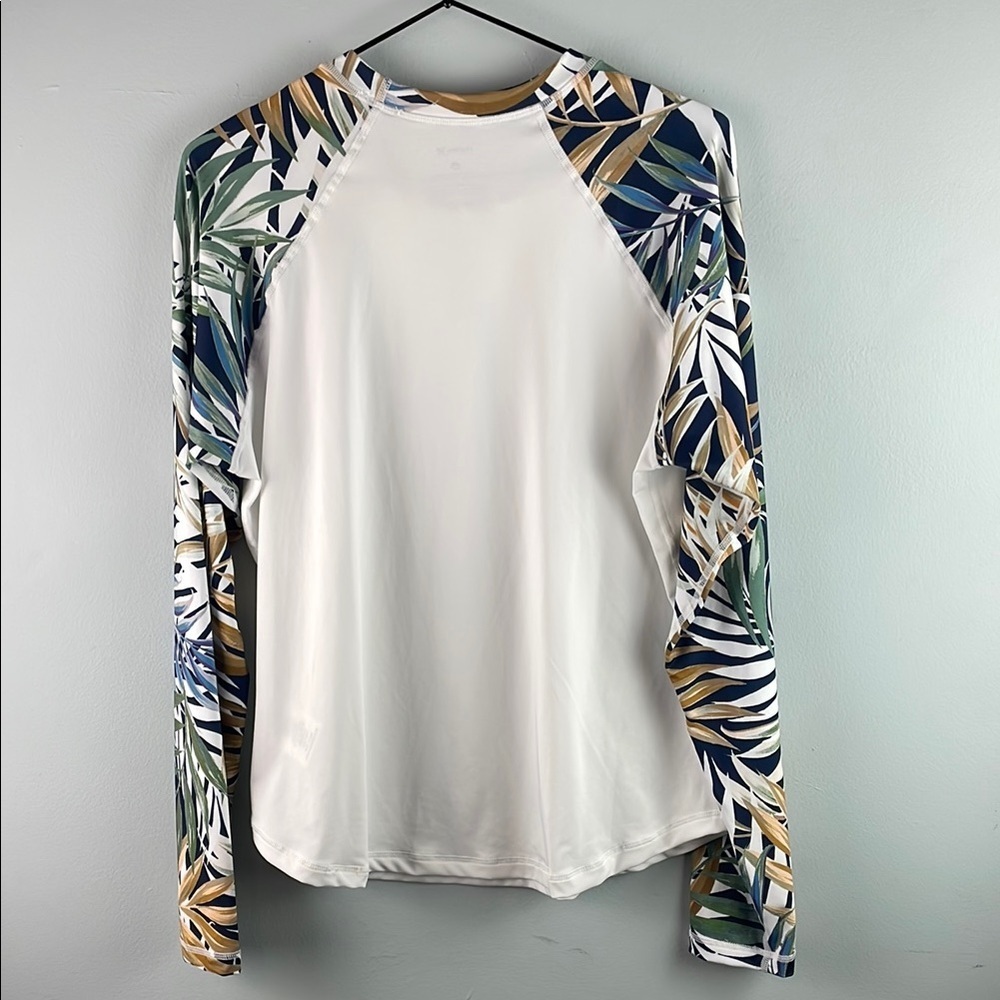 Hurley Long Sleeve with Leaf Pattern UPF 50+ Size XL - Picture 6 of 7